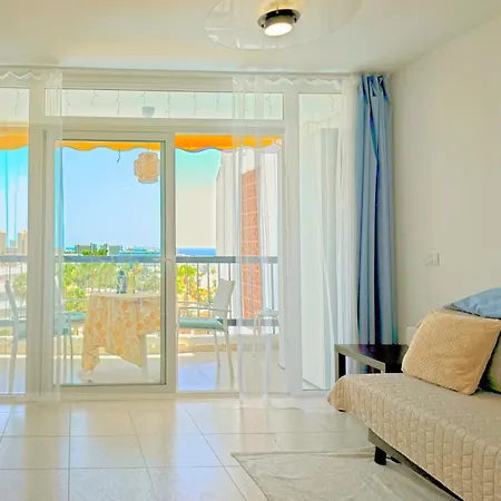 Lägenhet Blanco&azul - Ocean View Balcony, Pool And Perfect Location Playa de las Americas (Tenerife)