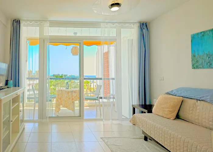 Apartman Blanco&azul - Ocean View Balcony, Pool And Perfect Location Playa de las Américas
